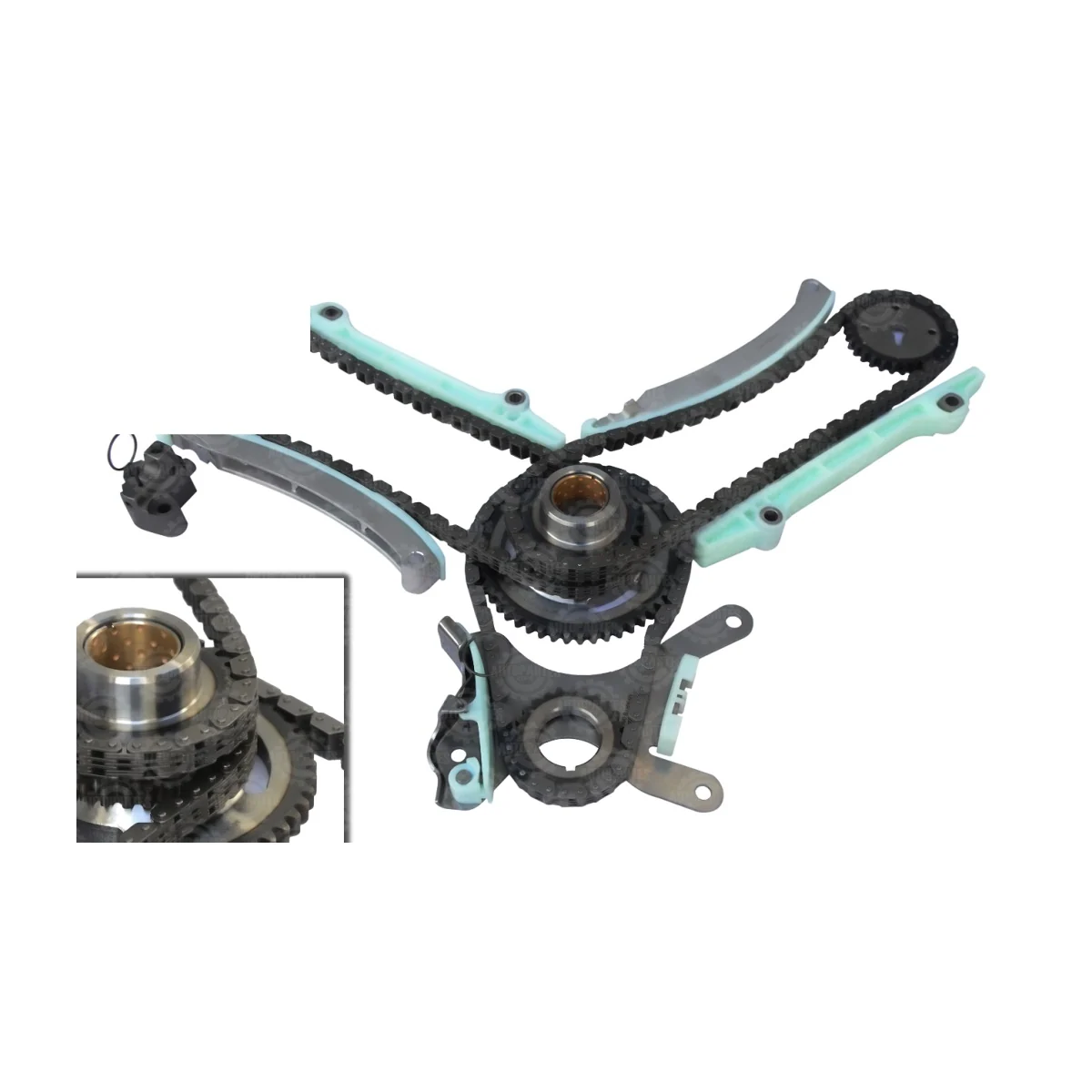 KIT DE TIEMPO (COMPLETO) JEEP GRAND CHEROKEE WJ/WK 4.7 (99-07) 8CIL (14 COMP) 5013867AC | WJ / WK