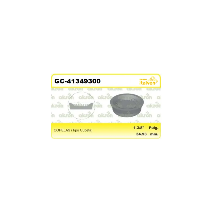 GOMA CIL.FR.T/COPA REFORZADA 1/3/8" | Consultar aplicacion